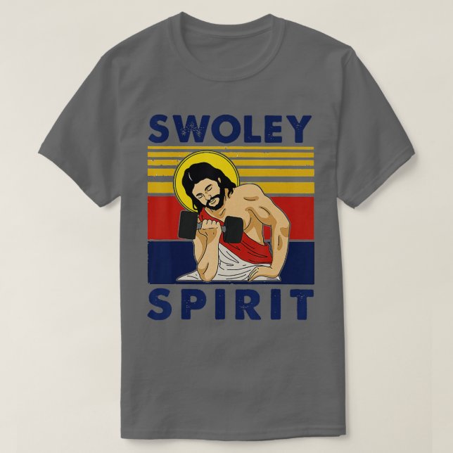 Camiseta Swoley Spirit WEIGH LEVANTANDO Jesus Espírito Swol (Frente do Design)