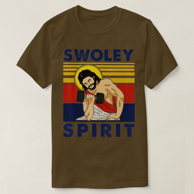 Camiseta Swoley Spirit WEIGHT LIFTING Jesus Swoley Spirit  (Frente do Design)