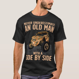 Camiseta Sxs legal Para O Pai Do Avô Para Homens Do Utv Do