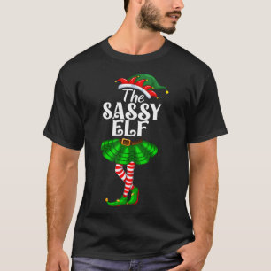 Camiseta Sy Elf Xmas Engraçada Família de Natal Vinculando 