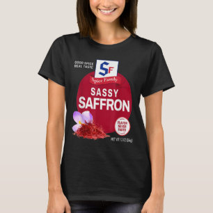 Camiseta Sy Grupo de Tempero Açafrão Família Correspondente