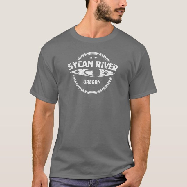Camiseta Sycan River Oregon Kayaking (Frente)