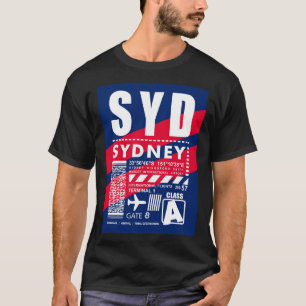 Camiseta SYD Aeroporto de Sydney