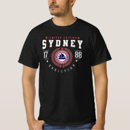 Camiseta Sydney Austrália Cidade Viagens Mundial Preto