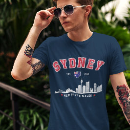 Camiseta Sydney Australia Modern Skyline City