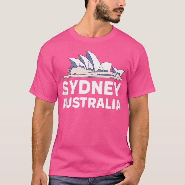 Camiseta Sydney Austrália - Ópera da Casa de Ópera Shirt Me (Frente)