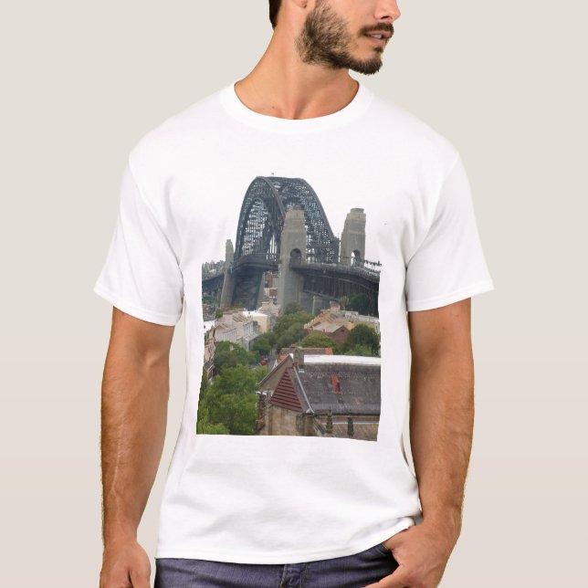 Camiseta Sydney, Austrália. Ponte Harbor. (Frente)