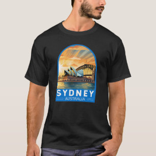 Camiseta Sydney Austrália Viagem Art Vintage