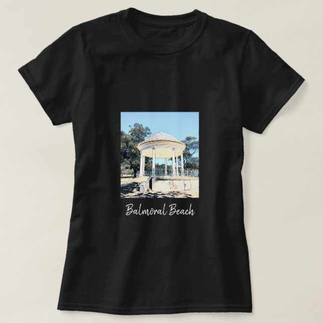 Camiseta Sydney Balmoral Beach White Rotunda (Frente do Design)
