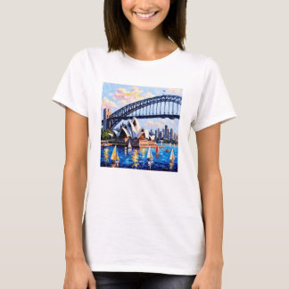 Camiseta Sydney Harbor Vibrance Tee