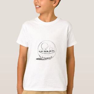 Camiseta Sydney num globo de vidro