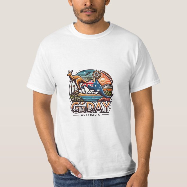 Camiseta Sydney Opal Australia Tee (Frente)