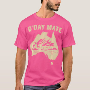 Camiseta Sydney Opera G'Day Mate Gday australiano Aussie