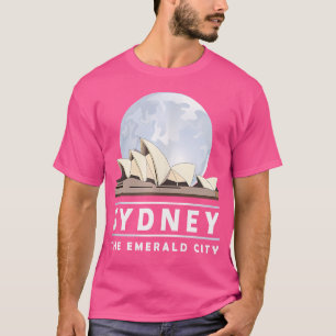 Camiseta Sydney Opera House Austrália Landmark Souvenir Gif