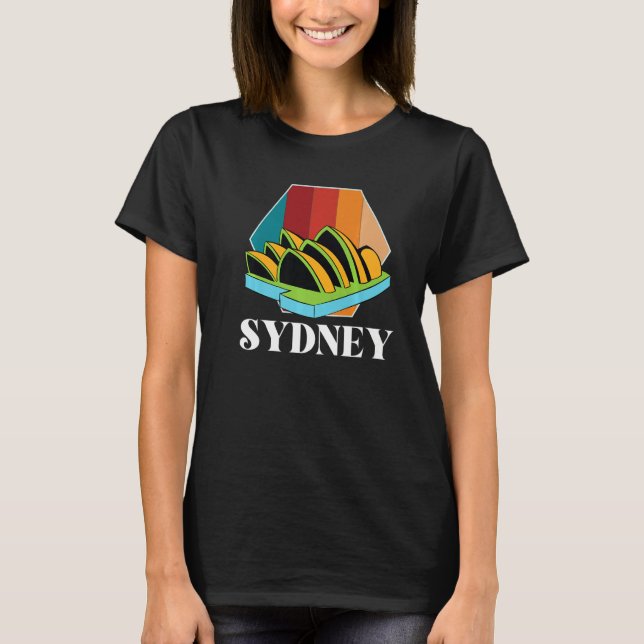 Camiseta Sydney Opera House Do Porto Da Austrália (Frente)