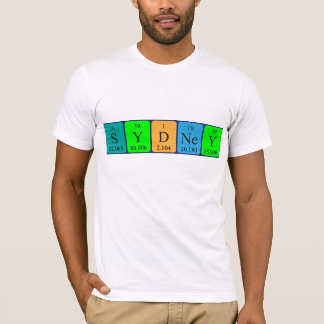 Camiseta Sydney periódico mesa (Frente)