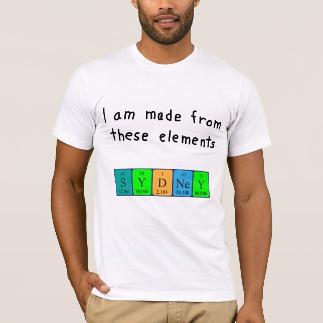 Camiseta Sydney periódico mesa (Frente)
