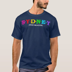 Camiseta Sydney Wide Meadow