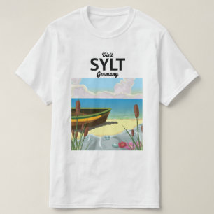 Camiseta Sylt Alemanha poster de viagens