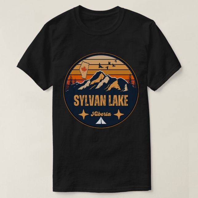 Camiseta Sylvan Lake, Alberta (Frente do Design)
