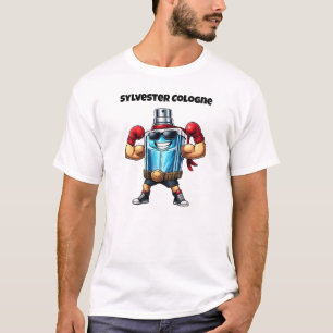 Camiseta Sylvester Cologne – Garrafa de Colônia Engraçada C