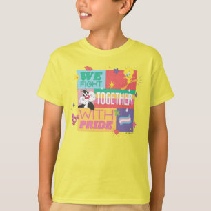 Camiseta SYLVESTER™ E TWEETY™ Lutamos Juntos Com Orgulho