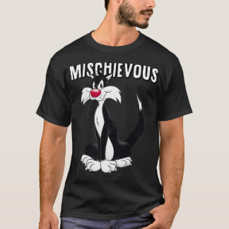 Camiseta Sylvester Mischievous Vintage Cat Portrait