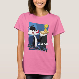 Camiseta SYLVESTER™ & TWEETY™ "Nós vamos jogar em sand