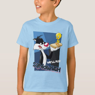 Camiseta SYLVESTER™ & TWEETY™ "Vamos Fazer um Sanduíche"