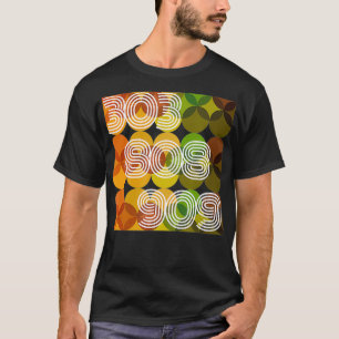 Camiseta Synthesizer impressão 303 808 909 para todos os v