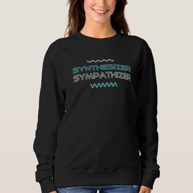 Camiseta Synthesizer Sympathizer 80s Synthwave Modular Synt (Frente)