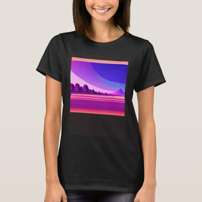 Camiseta Synthwave outrun retrowave futuresynth sci fi  31 (Frente)