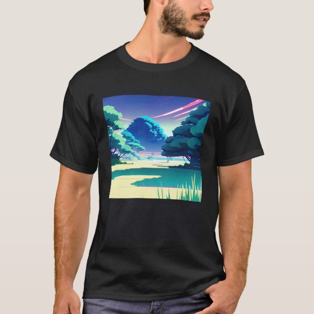 Camiseta Synthwave outrun retrowave futuresynth sci fi  82 (Frente)