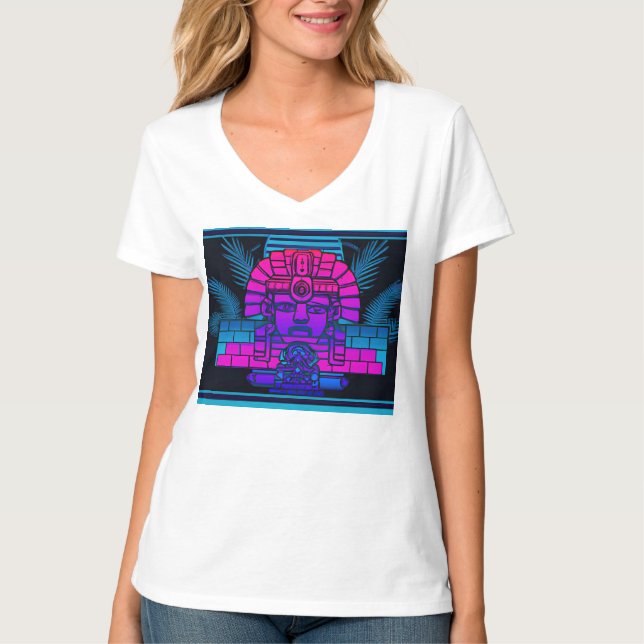 Camiseta Synthwave Pharaoh (Frente)