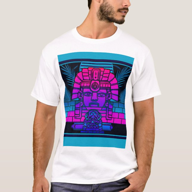 Camiseta Synthwave Pharaoh (Frente)