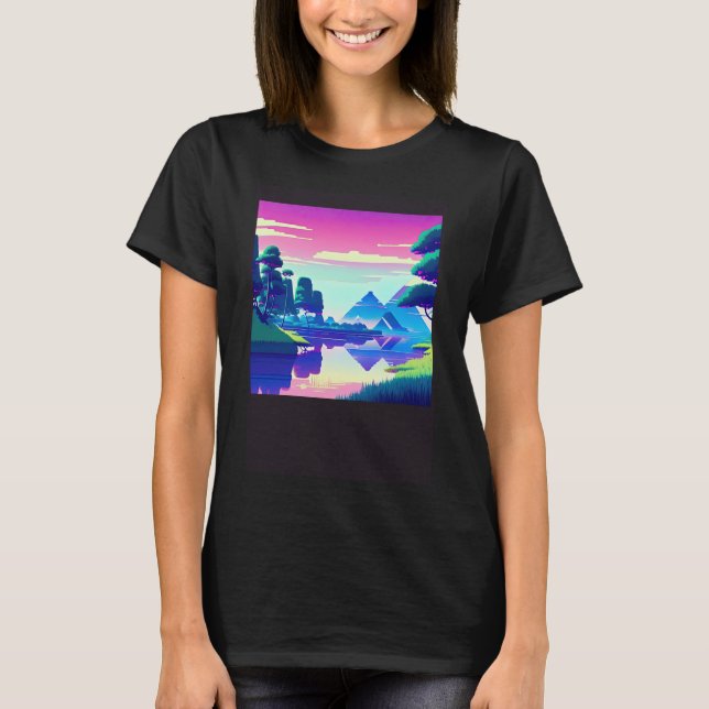 Camiseta Synthwave ultrun retrowave futuresynth sci fi 81 (Frente)