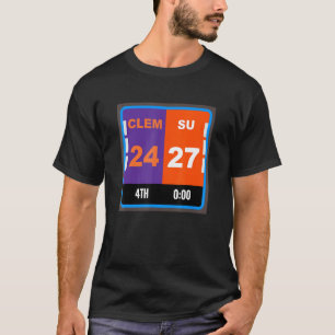 Camiseta Syracuse Fan Scoreboard Futebol Clemson Sc