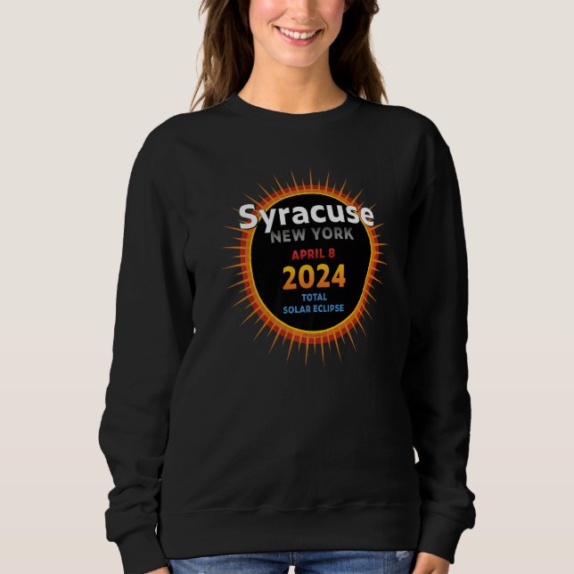Camiseta Syracuse New York NY Total Solar Eclipse 2024  2   (Frente)