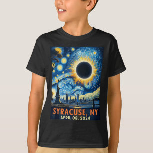 Camiseta Syracuse New York Total Solar Eclipse 2024 Starry
