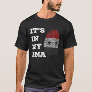 Camiseta Syrud Proud Origine Syria Flag DNA Flag do Estado