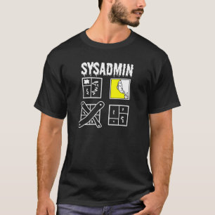 Camiseta Sysadmin - Administrador do sistema