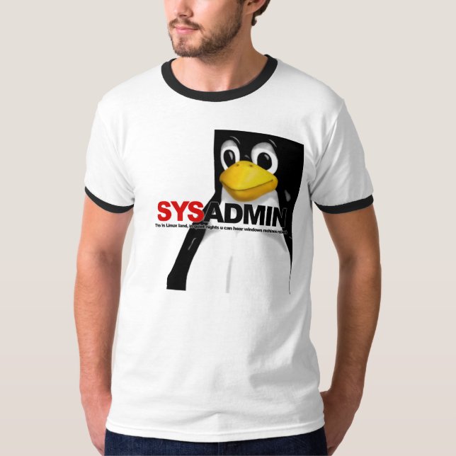 Camiseta sysadmin-T (Frente)