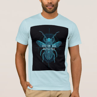 Camiseta System Bug Detected Funny Cybernetic Tech