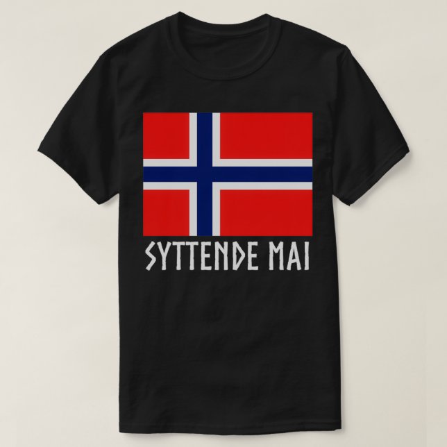 Camiseta Syttende Mai norwegian Noruega 2 (Frente do Design)
