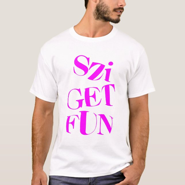 Camiseta Sziget Festival August Budapest Hungria (Frente)
