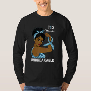 Camiseta T1D Diabetes tipo 1 Conscientização Diabetes Tipo