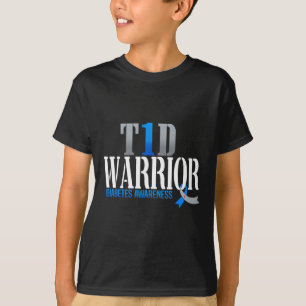 Camiseta T1D Guerra contra Diabetes Tipo 1 Guerra de Diabet