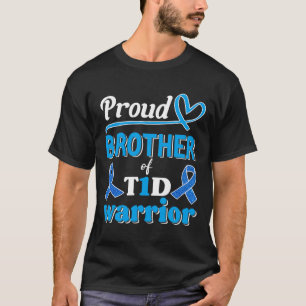 Camiseta T1d Irmão Orgulhoso Sensibilização para a Diabetes