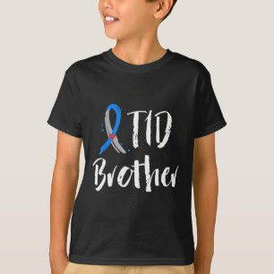 Camiseta T1D Irmão Tipo 1 Sensibilização para a diabetes Ci