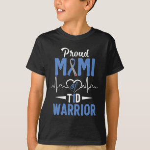 Camiseta T1d Orgulho Mimi Sensibilização Diabetes Tipo 1 In